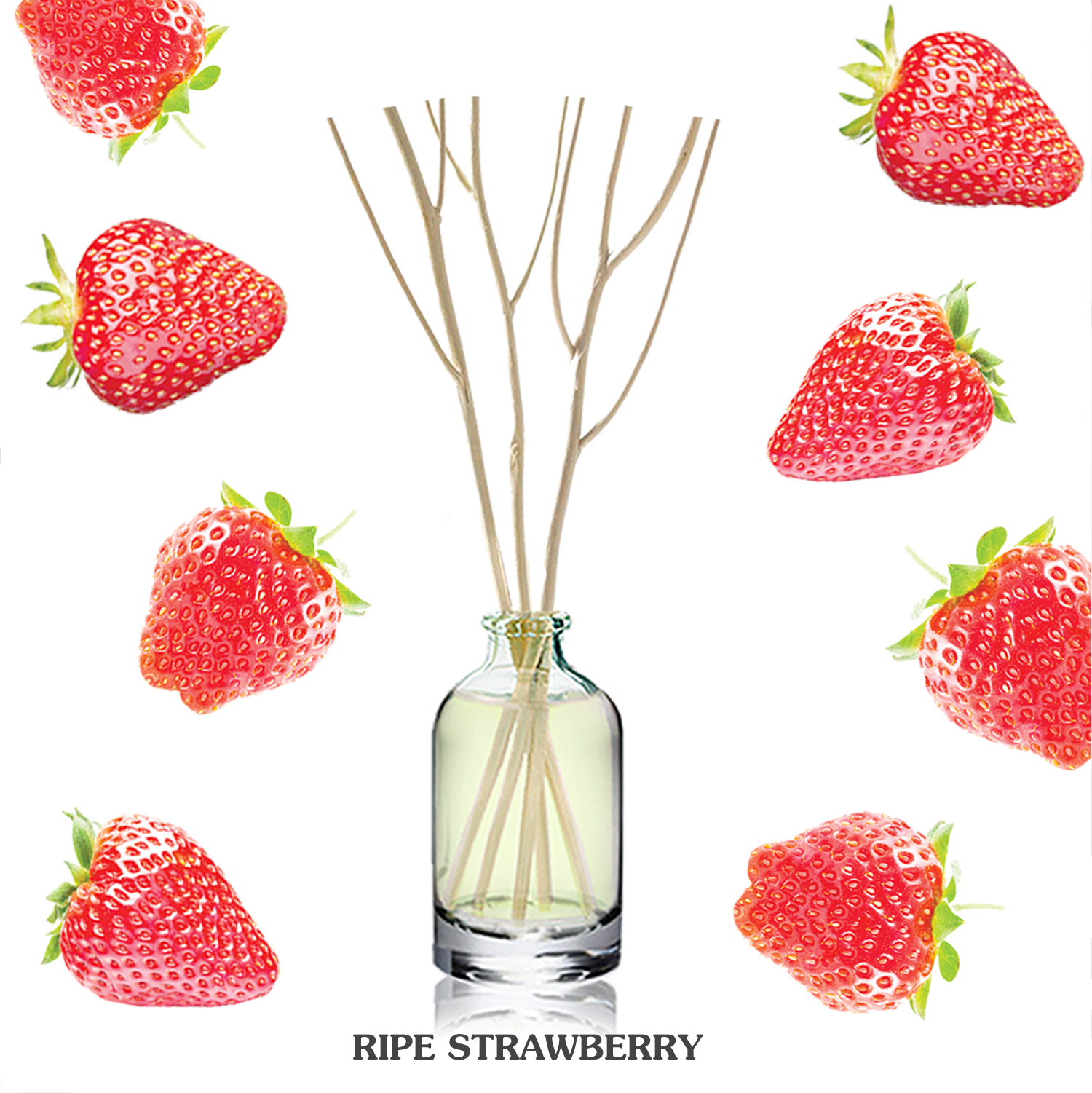 ก้านไม้หอมปรับอากาศขนาดมินิ 15ml STRAWBERRY สตรอว์เบอร์รี่