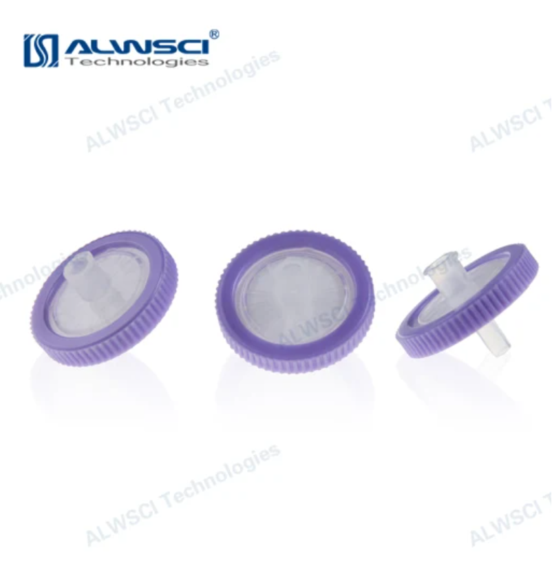 13mm PVDF Hydrophobic Syringe Filter 0.22um with Outer Ring.100PCs/PK.