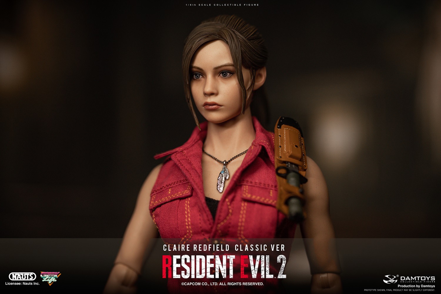 DAMTOYS DMS038 1/6 RESIDENT EVIL 2 - CLAIRE REDFIELD (CLASSIC VER)