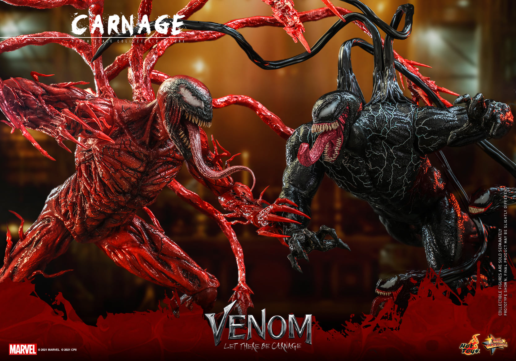 Hot Toys MMS620 1/6 Venom: Let There Be Carnage - Carnage (Deluxe Version)
