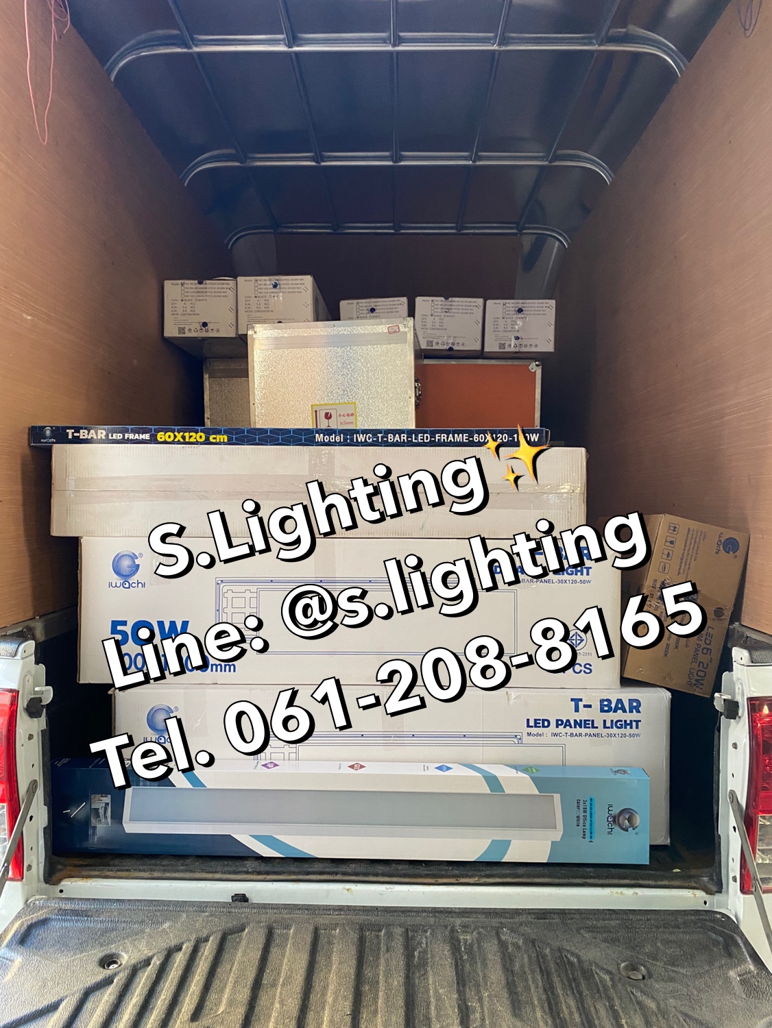 โคมติดลอย PANEL LED 100w (60x120cm.) แสงขาว