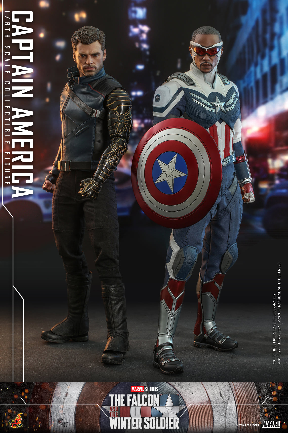 Hot Toys TMS040 1/6 The Falcon and the Winter Soldier - Captain America