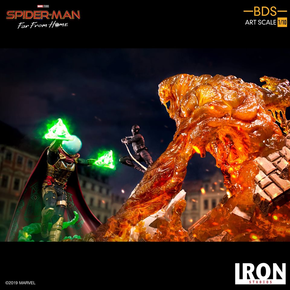 Iron Studios BDS Art Scale 1/10 Spider-Man: Far From Home - Molten-Man