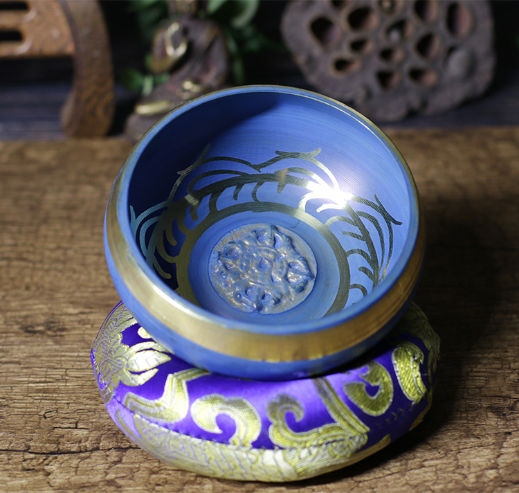 #พร้อมส่ง ขันทิเบต Tibetan Singing Bowl ขนาด 10.5 cm. ใช้สำหรับทำสมาธิขณะสวดมนต์