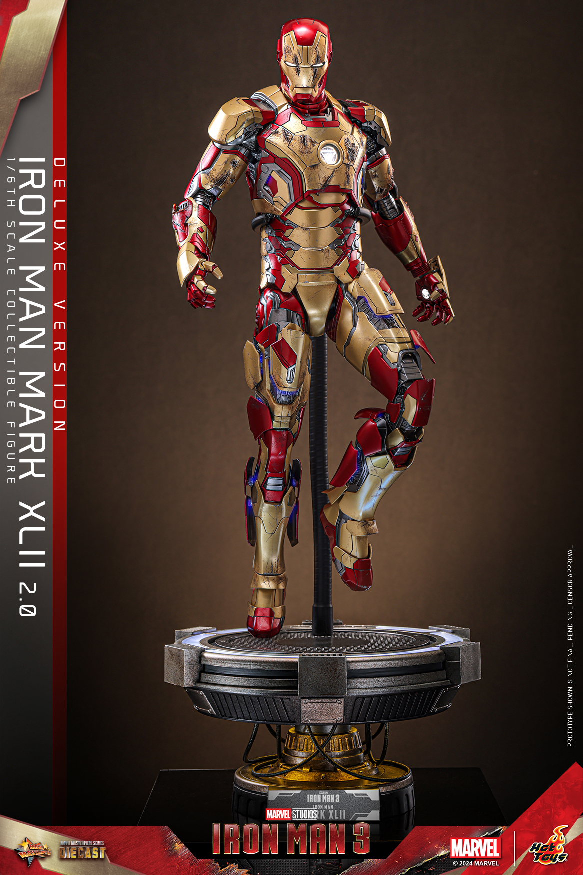 Hot Toys MMS759D66B Iron Man 3 - Iron Man Mark XLII (2.0) (Deluxe Version) (Special Edition)