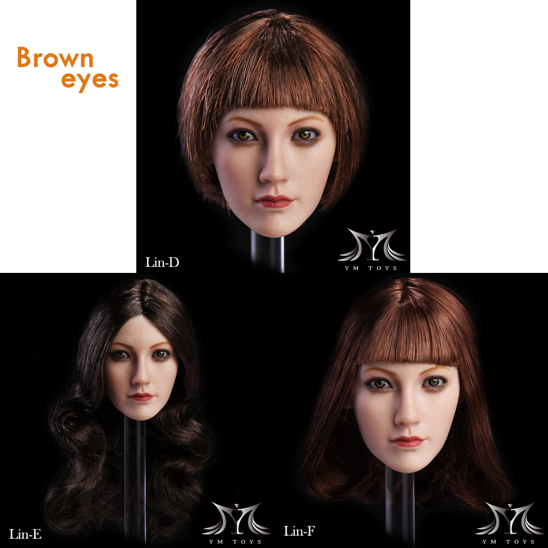 YMTOYS 1/6 Lin Headsculpt