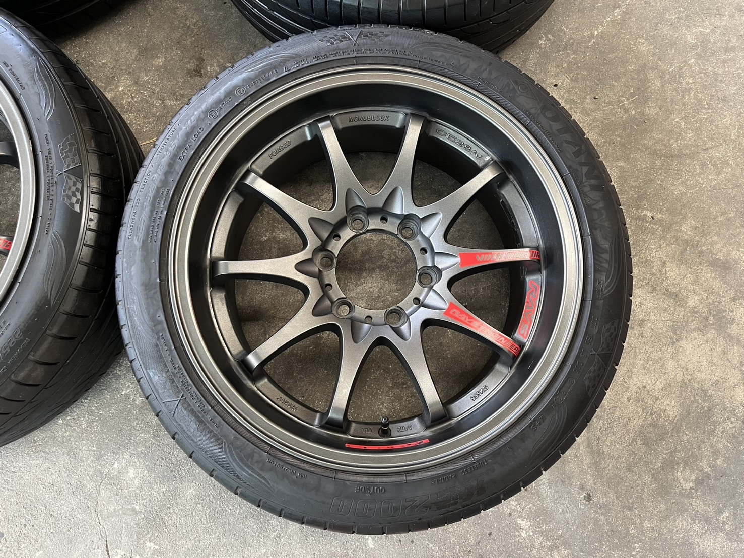 ✨ล้อแม็กแต่ง 6รู139✨CE28N (งาน TAM) ขอบ 18 สีเทา พร้อมยาง 225-45-18 OTANI💥ปี 22💥