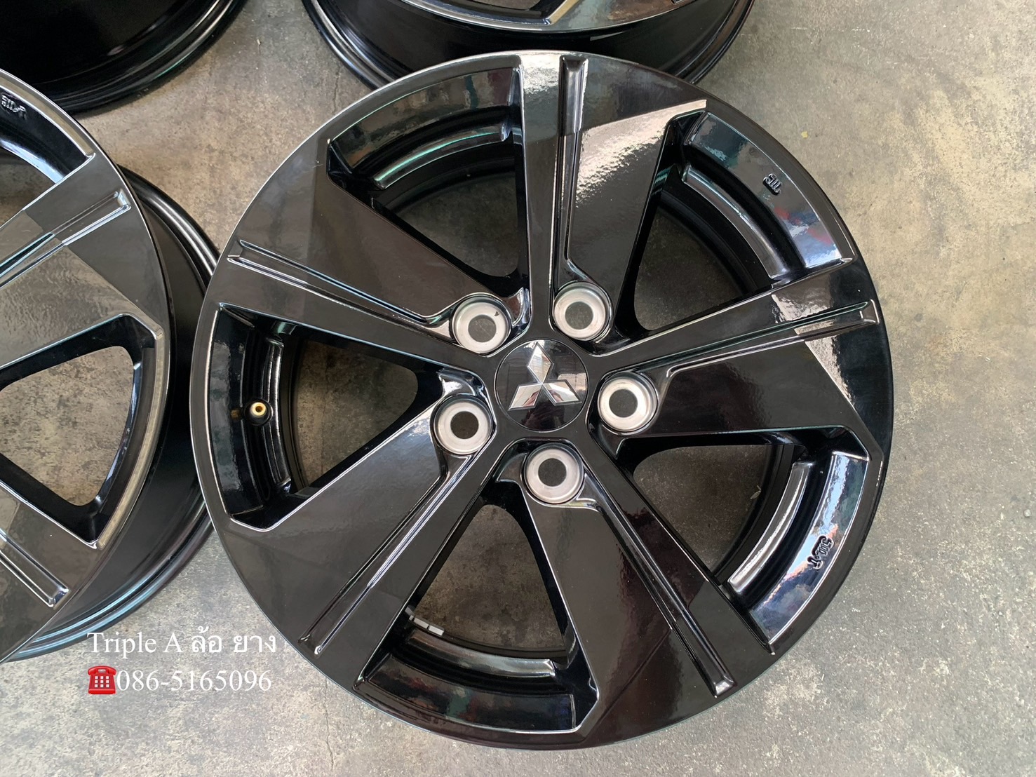 ✨ล้อแม็กป้ายแดง✨Mitsu Triton Black Edition รุ่นใหม่ ขอบ 16 ดำแท้💯สวยกริ๊บ💖