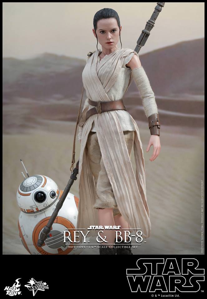 Hot Toys MMS337 STAR WARS: THE FORCE AWAKENS - REY AND BB-8