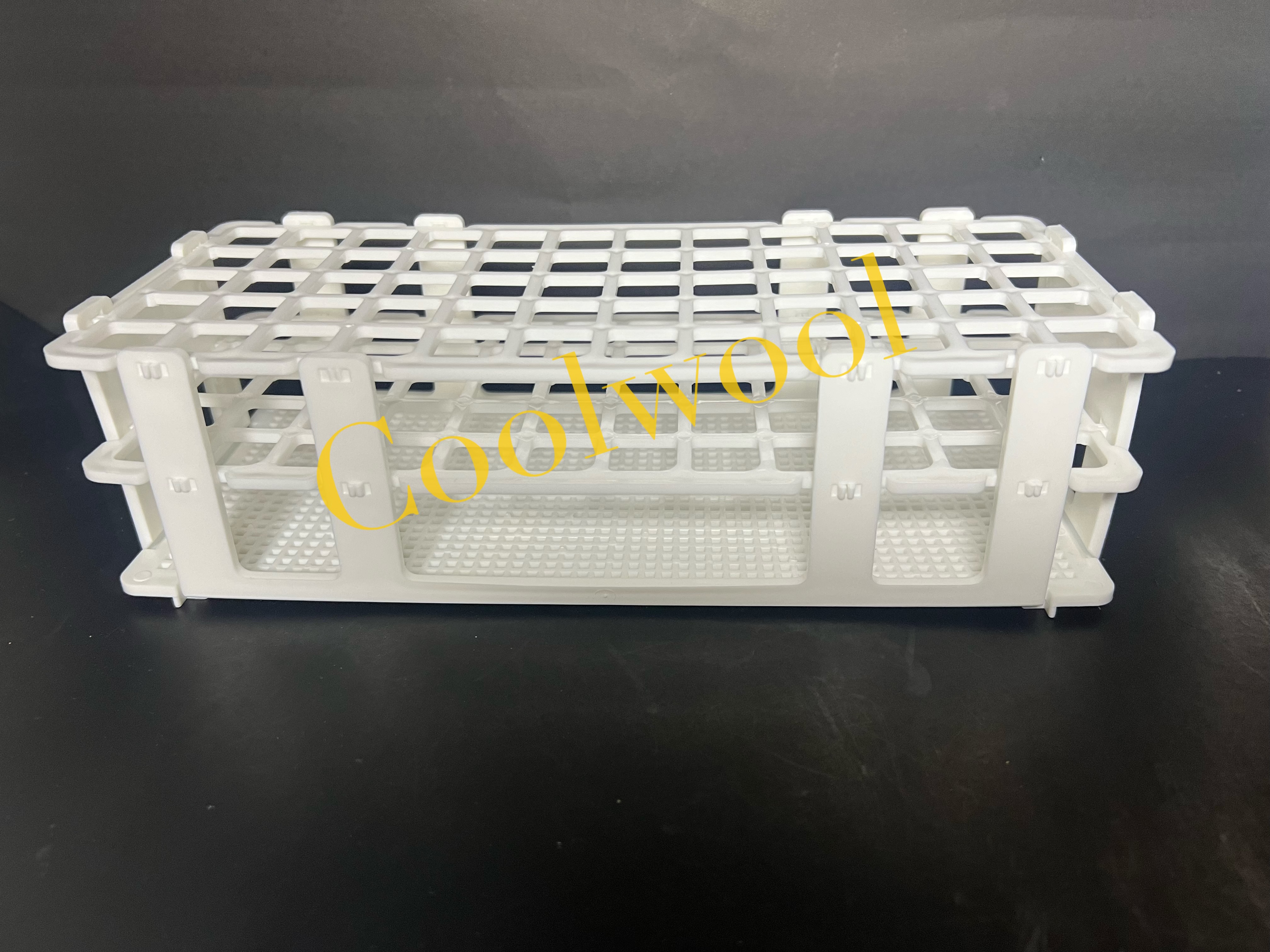 Plastic Test Tube Rack แท่นวางหลอดทดลองพลาสติก