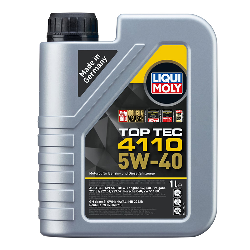 น้ำมันเครื่อง LiquiMoly TopTec4110 5W40