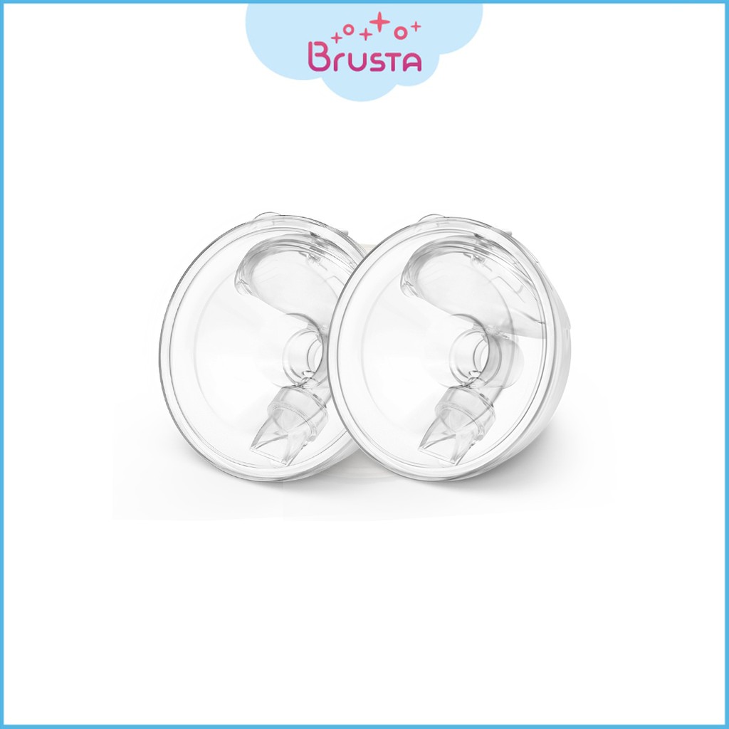 BRUSTA (บรุสต้า) handsfree funnel ปั๊มนมสะดวก ง่าย ไม่ต้องจับ บรรจุได้ 5 oz. ป้องกันการไหลย้อนกลับไม่มีขวดยื่น