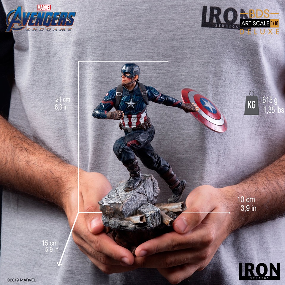 Iron Studios BDS Deluxe Art Scale 1/10 Avengers: Endgame - Captain America