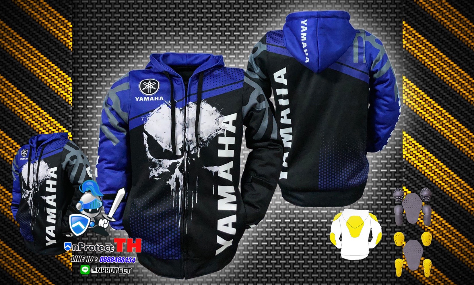เสื้อการ์ด YAMAHA ยามาฮ่า