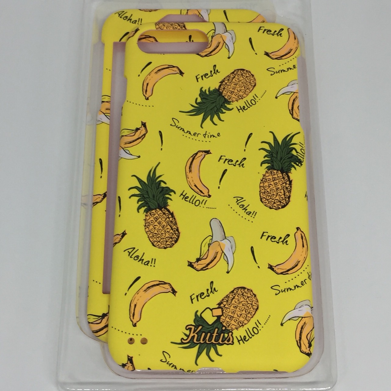 เคสคูทิส (Kutis) ไอโฟน7พลัส,8พลัส(ลายสัปปะรดกับกล้วย)