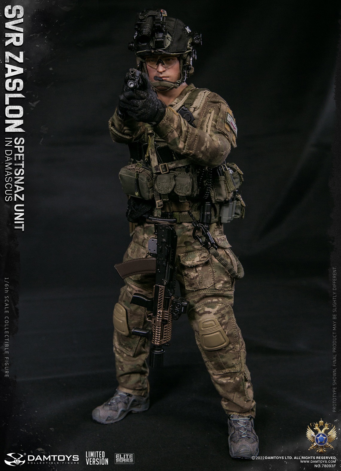 DAMTOYS 78093F 1/6 SVR ZASLON SPETSNAZ UNIT IN DAMASCUS (LIMITED VERSION)