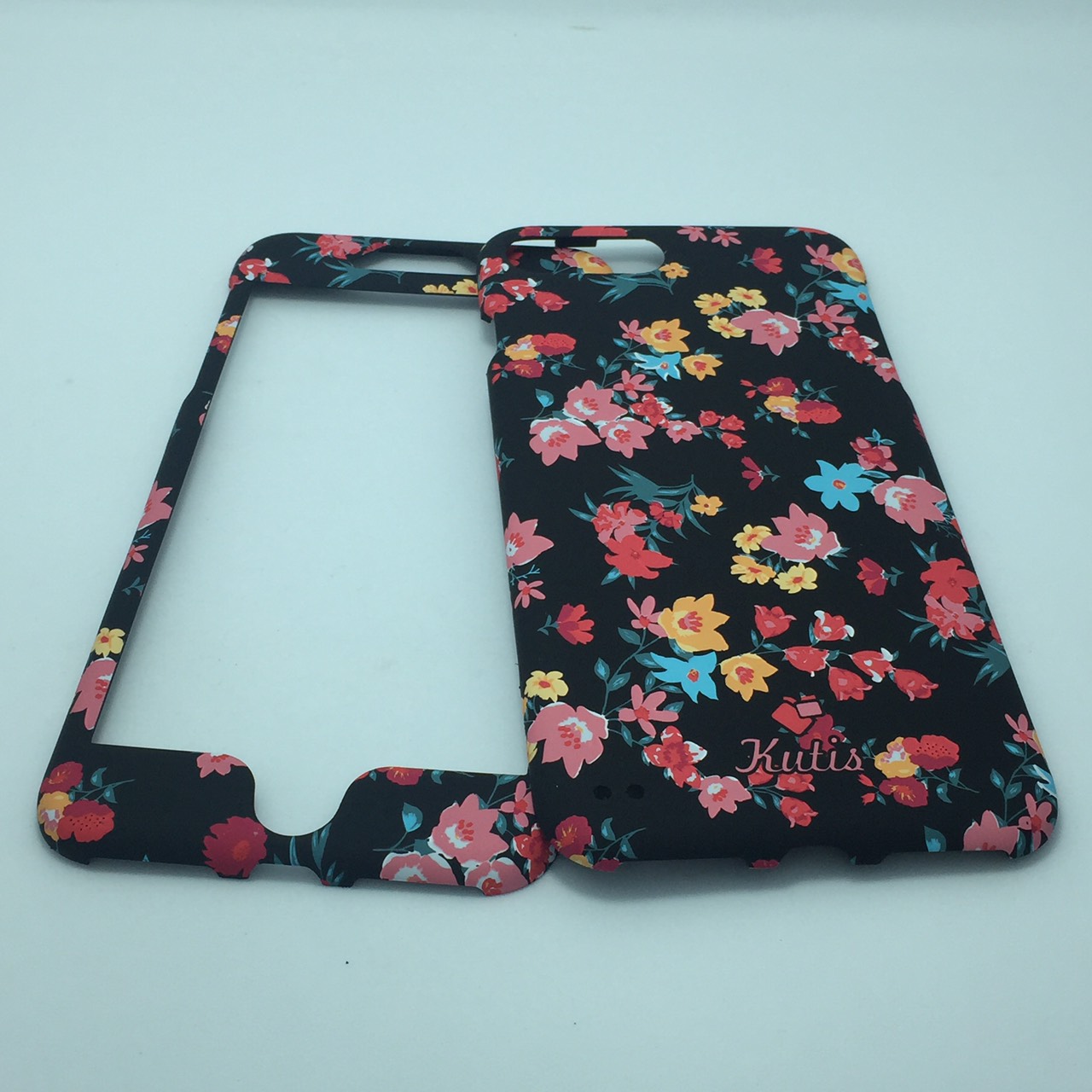เคสคูทิส(Kutis)เคสไอโฟน7พลัส,8พลัส(ลายดอกไม้หลากสี)มาใหม่ เคสประกบหน้า-หลัง เคสเรืองแสง เคสลายวินเทจ ร้านSuperhero Klongthom