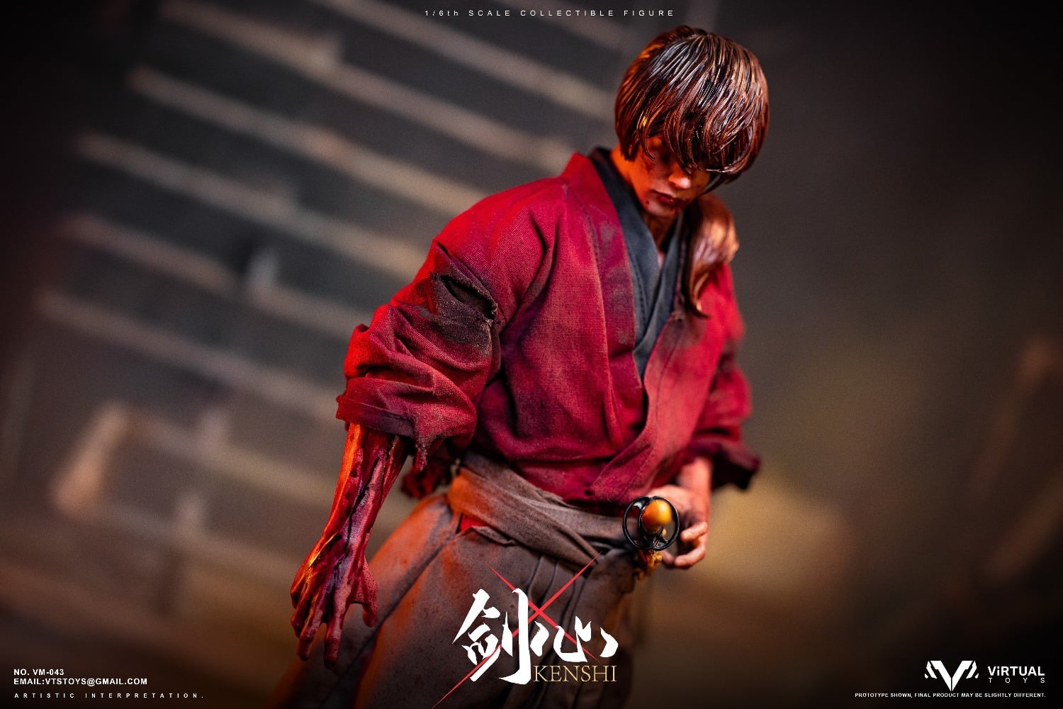 VTSTOYS VM-043B 1/6 KENSHI (Final Battle Ver.)