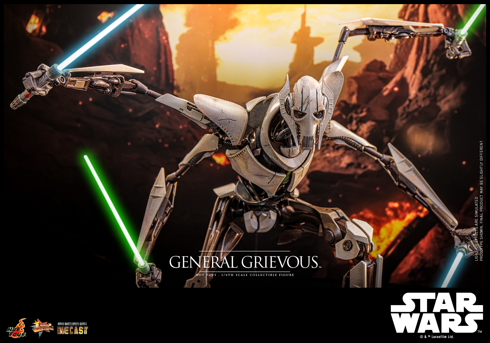 Hot Toys MMS760D67 Star Wars Episode III: Revenge of the Sith - General Grievous