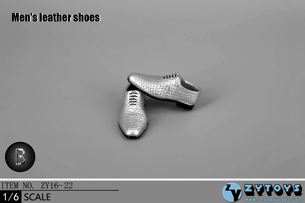 ZY Toys ZY16-23A Men's Leather Boots Black