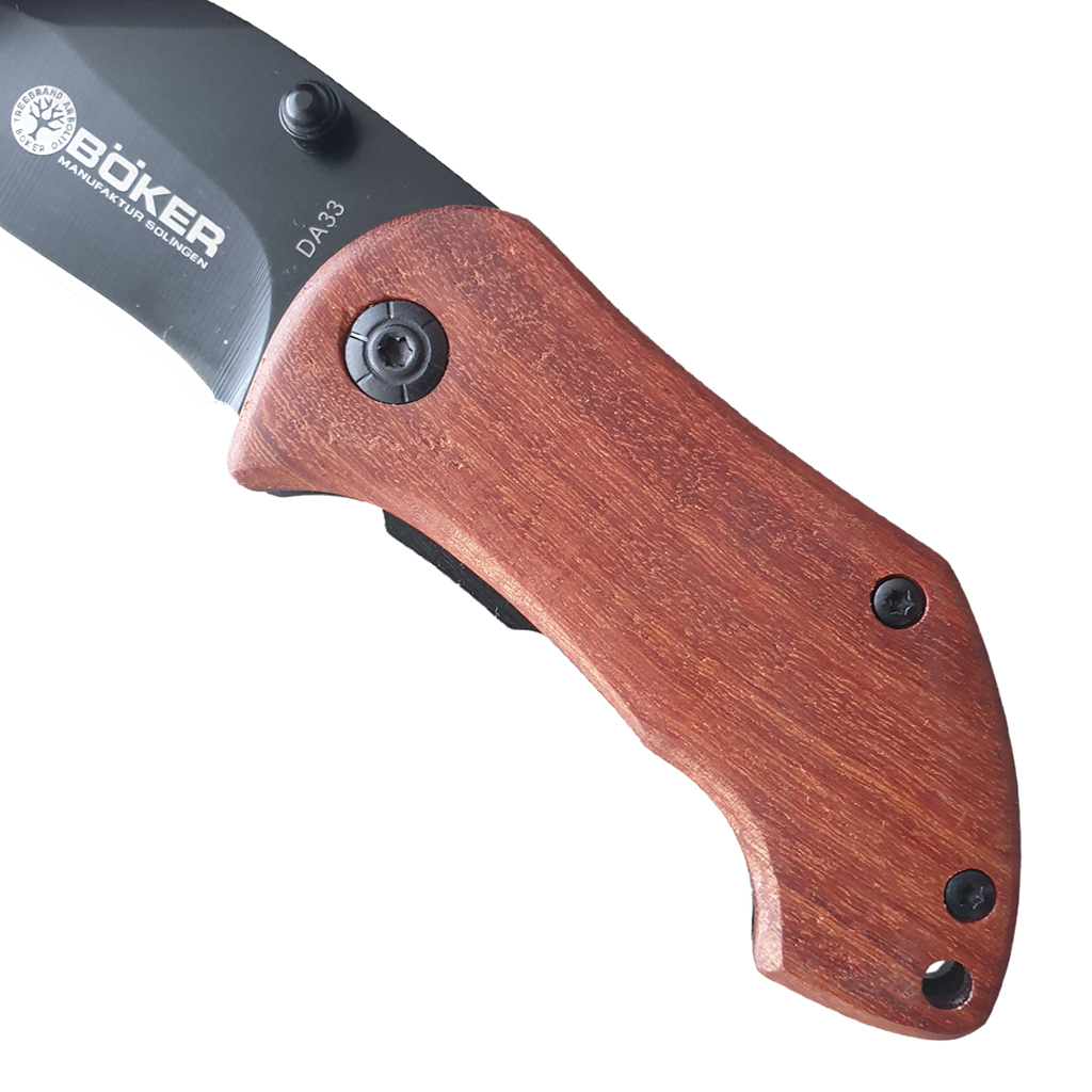 มีดพับ มีดพก BOKER DA33 ขนาด 5.1 นิ้ว (13 ซม.) ด้ามไม้