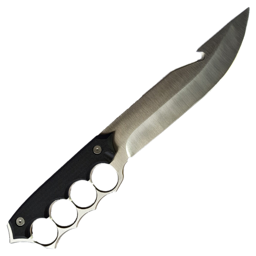 มีดใบตาย Columbia Gut Hook X10 ขนาด 13.6 นิ้ว (34.5 ซม.) ปลายตะขอ พร้อมปลอกมีดพลาสติก ABS ร้อยเข็มขัด
