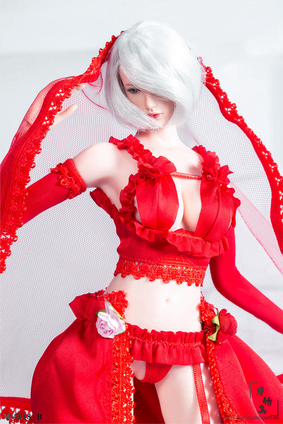 Manmodel MM018 Two-dimensional sexy flower wedding suit