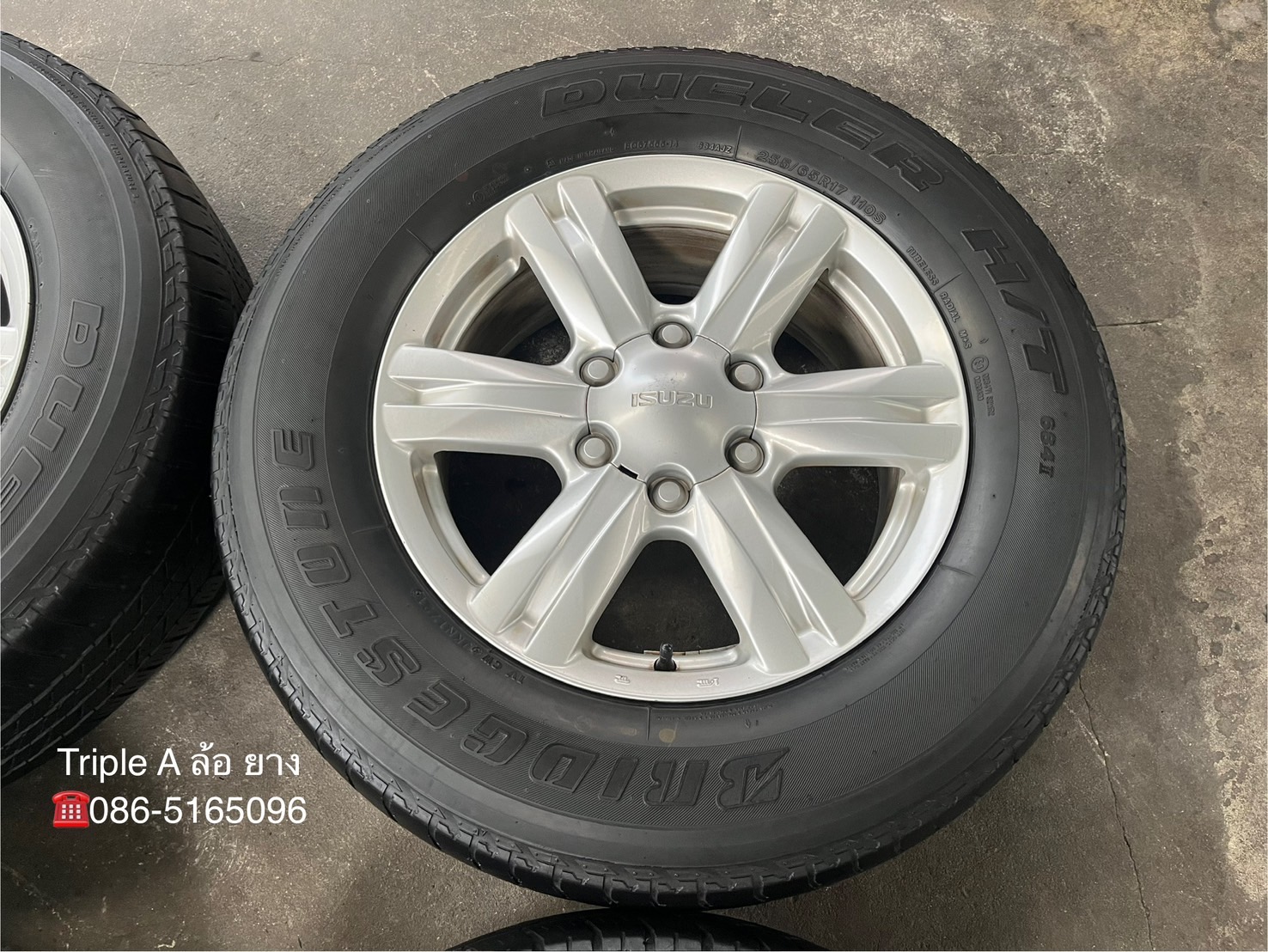 ✨ล้อแม็ก✨ISUZU MU-X ขอบ 17 แถมยาง 265-65-17 Bridgestone ปี 21