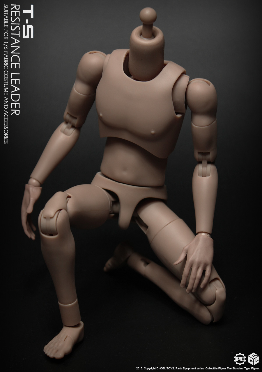 CGLTOYS PE03 Terminator 5 Connor With 2 headsculpts and narrow shoulders movable male body