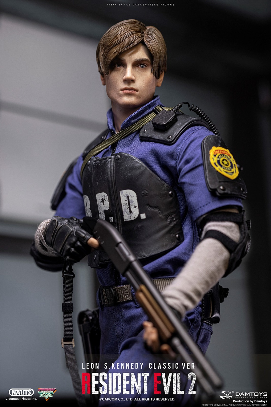 DAMTOYS DMS037 1/6 RESIDENT EVIL 2 - LEON S.KENNEDY (CLASSIC VER)