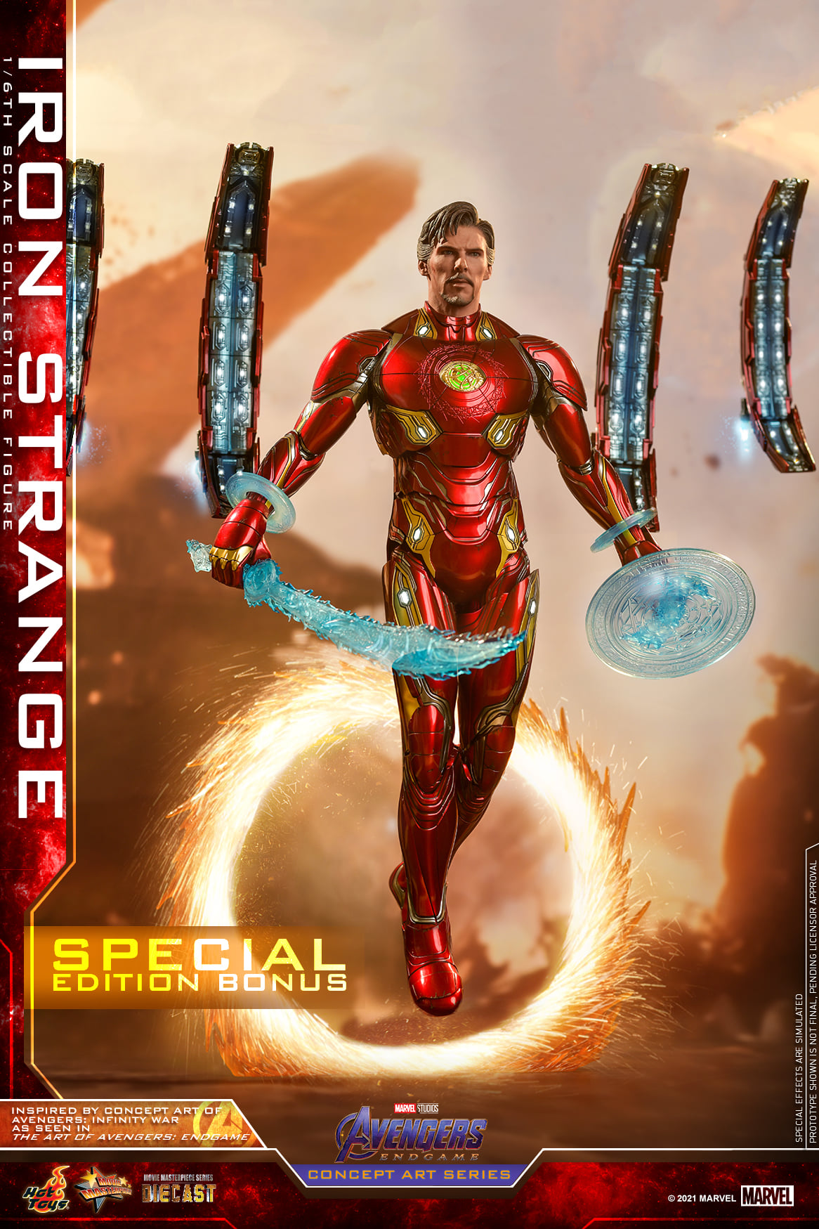 Hot Toys MMS606D41 1/6 Avengers: Endgame (Concept Art Series) - Iron Strange