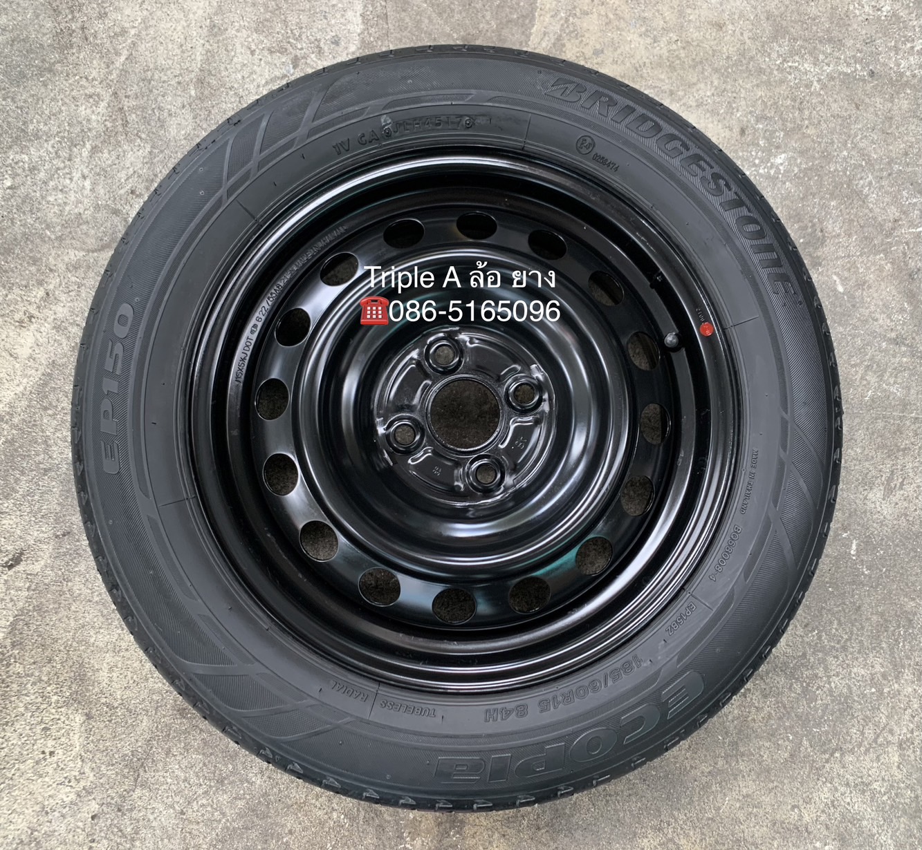 🛠ล้ออะไหล่🛠 4รู100 พร้อมยางมือสอง ขอบ 15 🚘Vios Yaris Ativ Jazz City Mazda2 Swift