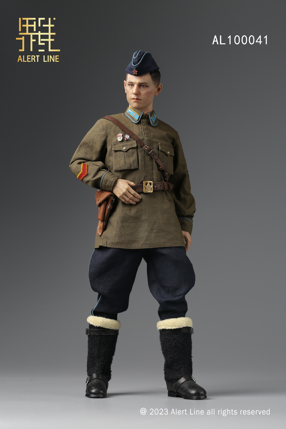 Alert Line AL100041 1/6 WWII Soviet Air Force Ace Pilot