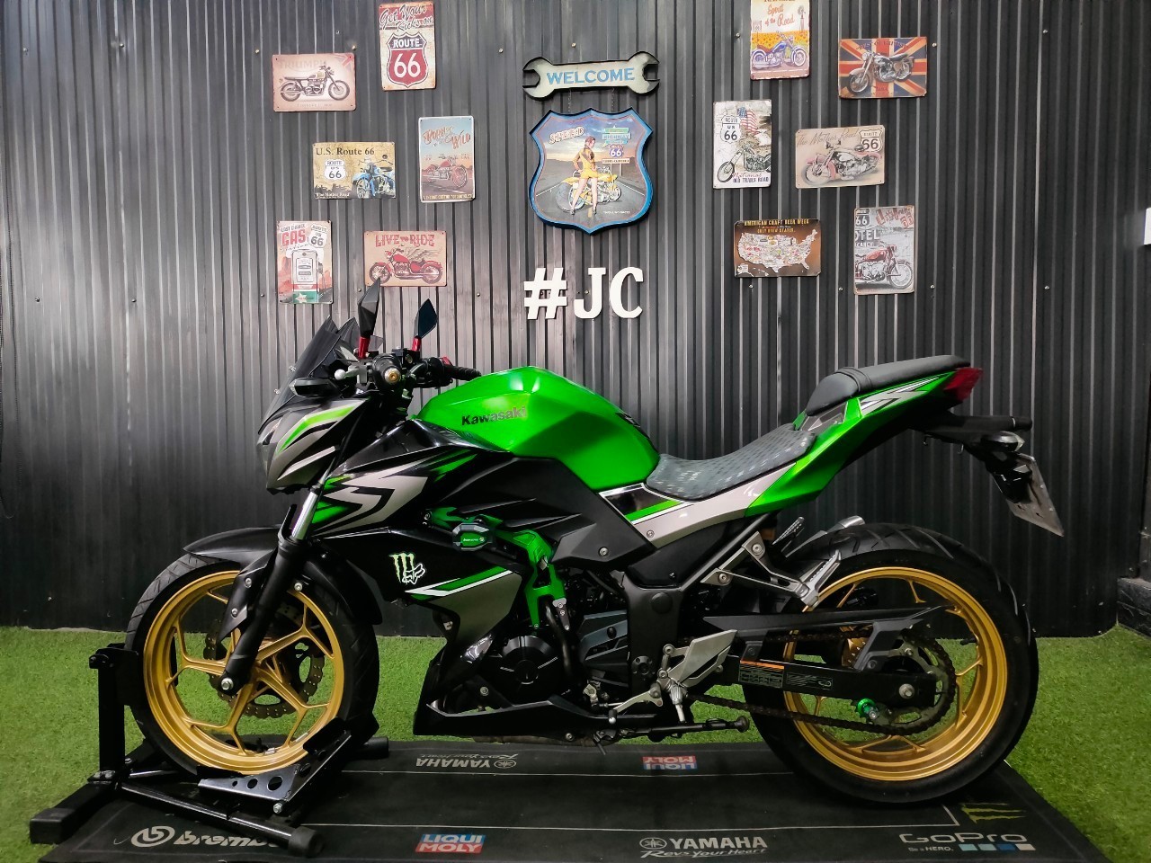 💥ไม่ต้องดาวน์+ไม่ต้องค้ำ...ผ่อนเบาๆ💥 รถบ้านแท้ใช้งานน้อย Kawazaki Z300abs จดปี 2017 ไมล์9พันสวยๆใสๆ