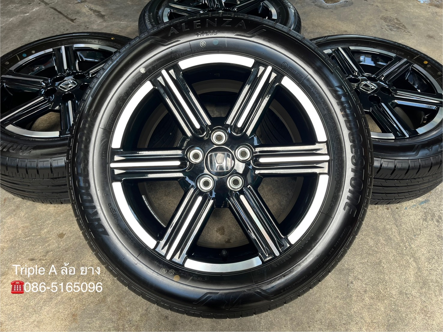 ✨ล้อแม็กป้ายแดง✨Honda HRV ตัวท็อป รุ่นใหม่ล่าสุด ขอบ 17 พร้อมยางน้องๆป้ายแดง 215-60-17 Bridgestone💥ปี25💥