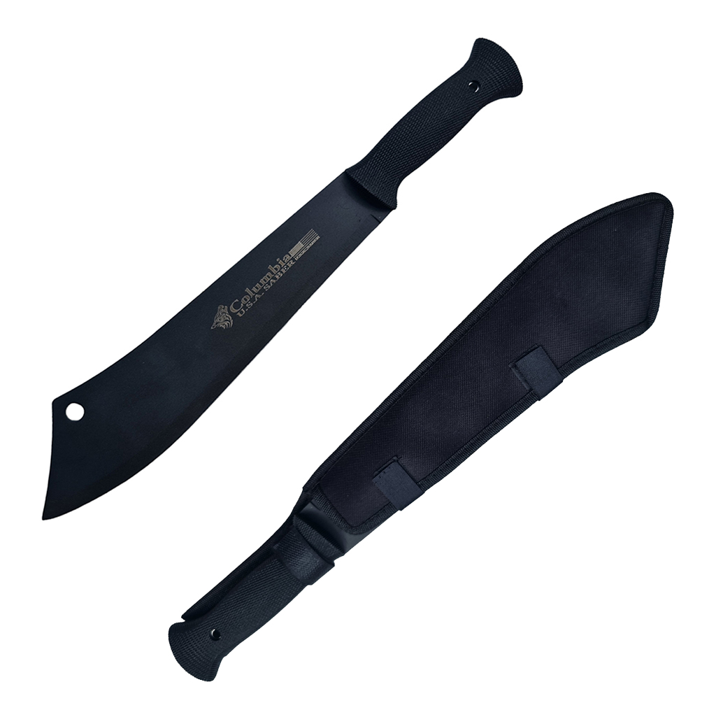 มีดมาเชเต้ มีดเดินป่า มีดใบตาย Columbia A13 Machete ขนาด 17.3 นิ้ว (44 ซม.) พร้อมซองไนล่อนสำหรับเก็บมีด
