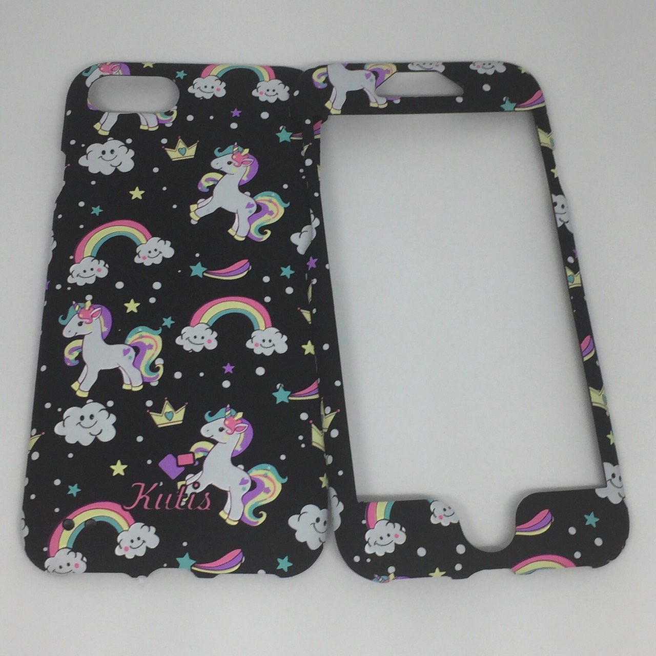 เคสคูทิส (Kutis) ไอโฟน7,8 (ลายม้าโพนี่สีดำ)มาใหม่