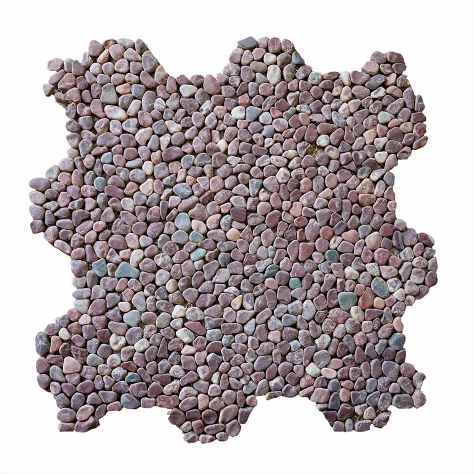 หิน Mini pebble mosaic stone