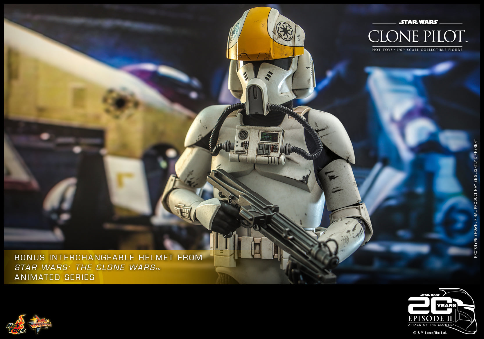 Hot Toys MMS648 1/6 Star Wars Episode II: Attack of the Clones™ - Clone Pilot™