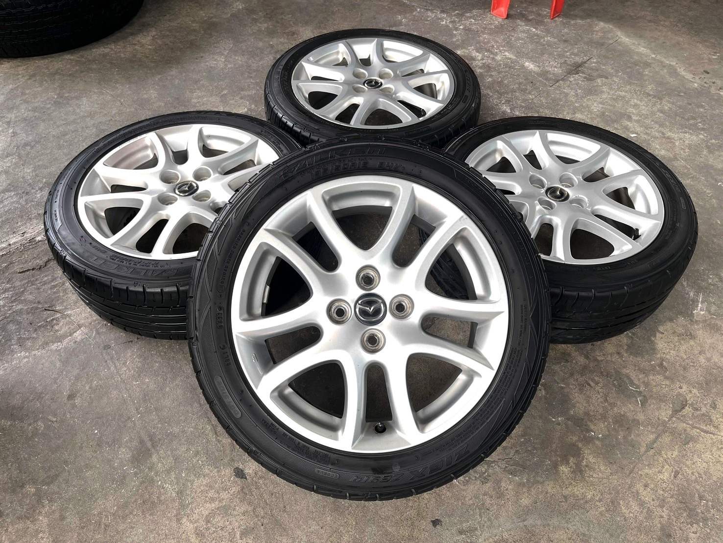 ✨ล้อแม็ก✨Mazda 2 ขอบ 16 พร้อมยาง 195-50-16 FALKEN💥ปี 22💥