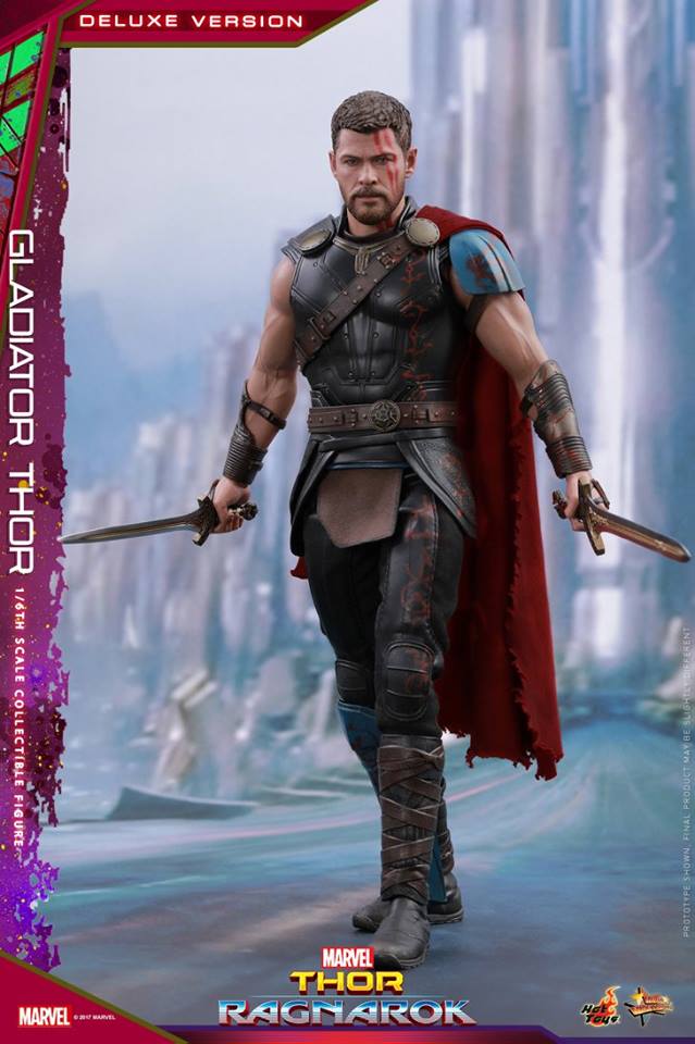 Hot Toys MMS445 THOR RAGNAROK - GLADIATOR THOR (DELUXE VERSION)