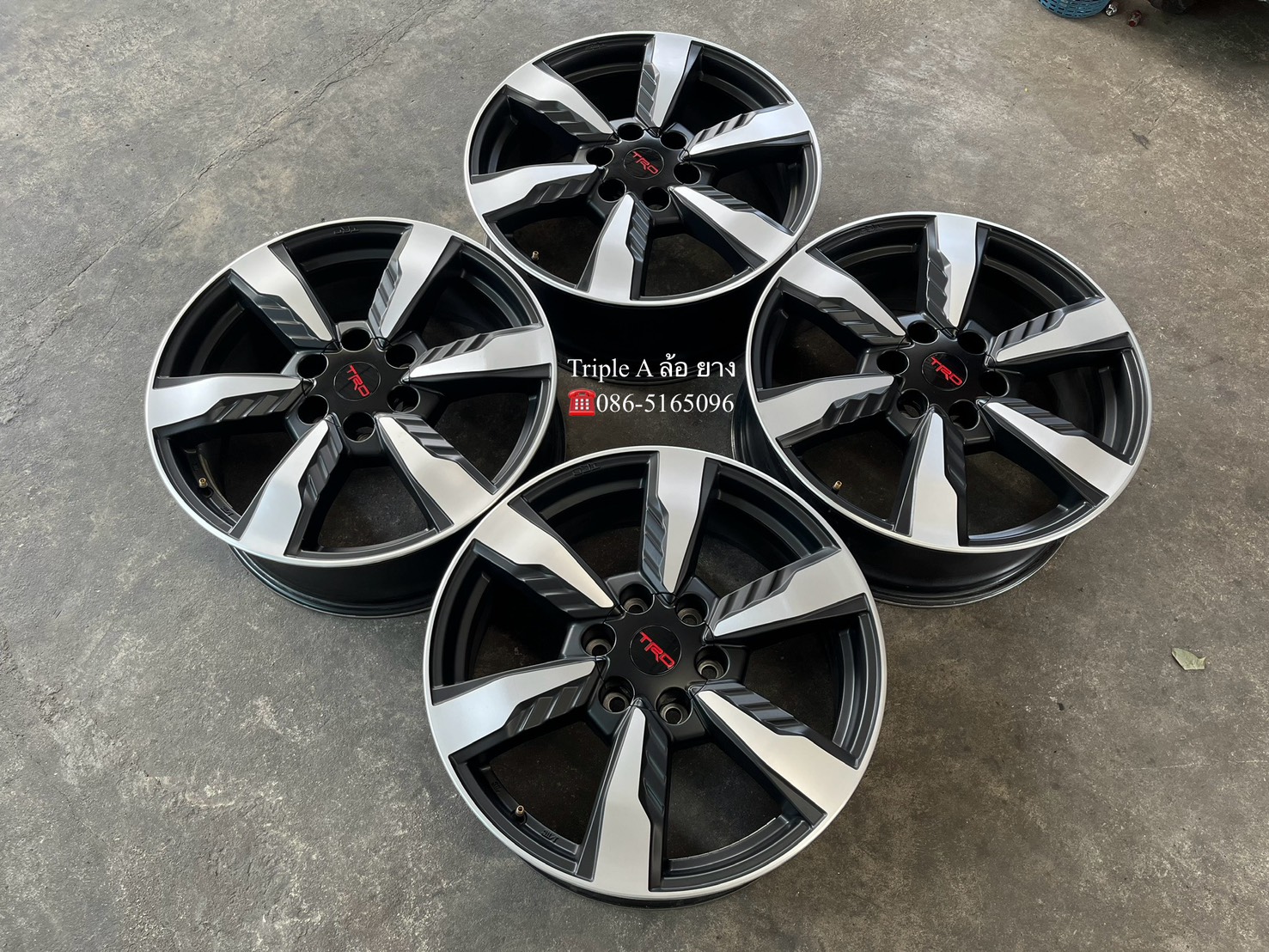 ✨ล้อแม็กแท้💯✨ Toyota Fortuner TRD ขอบ 20 ดำหน้าเงา💖สวยกริ๊บ💖