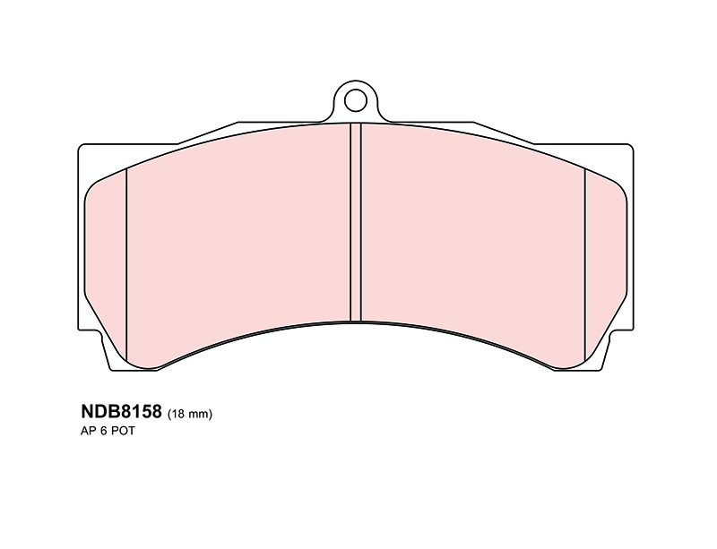 ผ้าเบรค AP Caliper 6 POT - Nexzter ProSpec