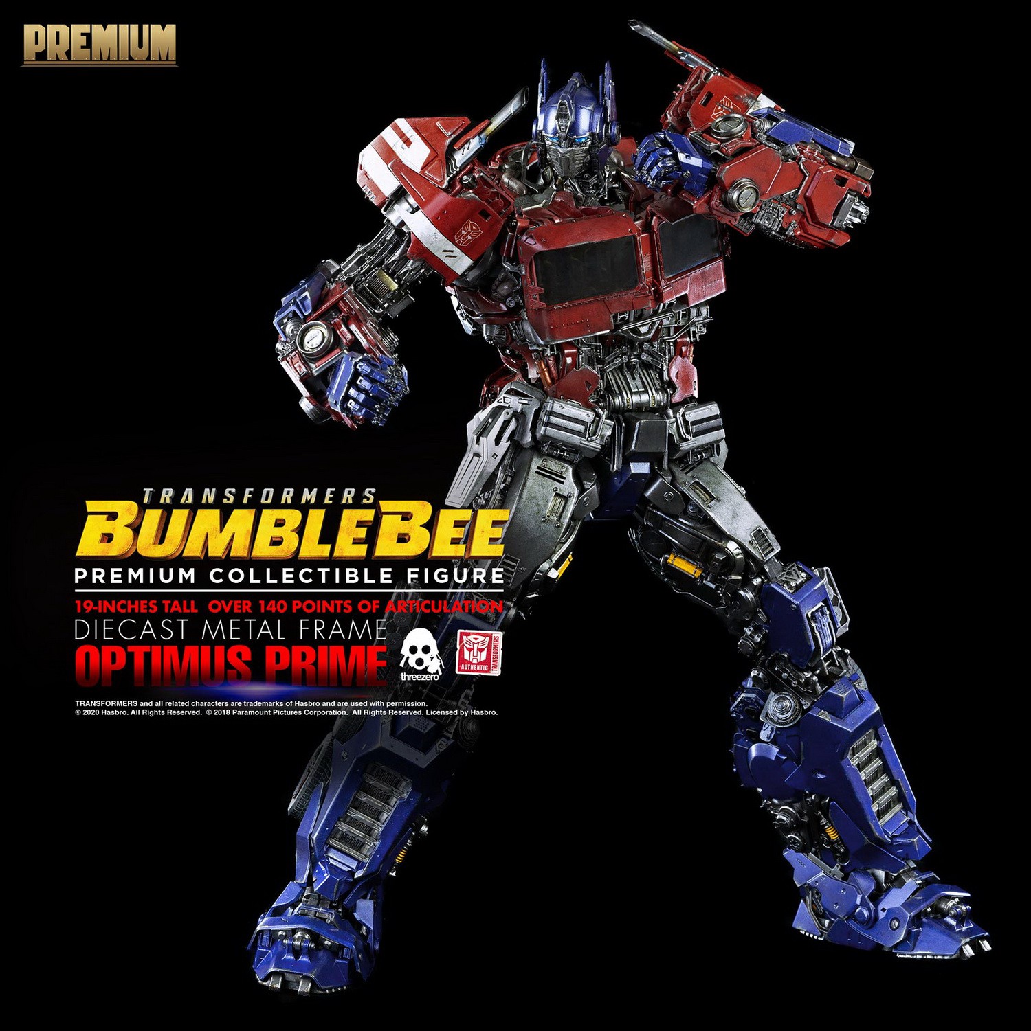 threezero 3Z0162 Transformers: BumbleBee - PREMIUM Optimus Prime