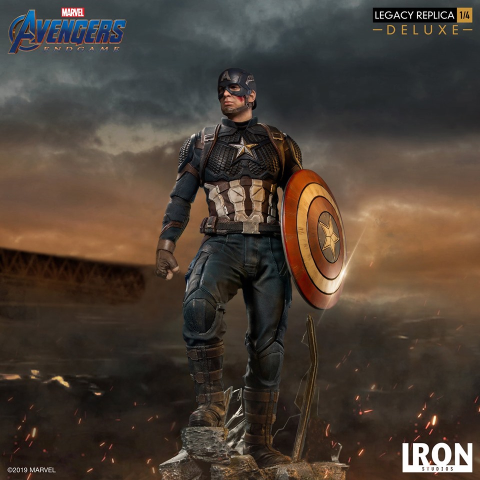Iron Studios Deluxe Legacy Replica 1/4 Avengers: Endgame - Captain America