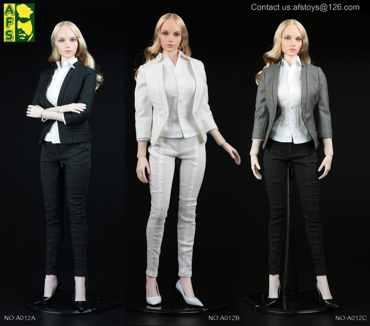 AFS TOYS A012 Women's slim suit