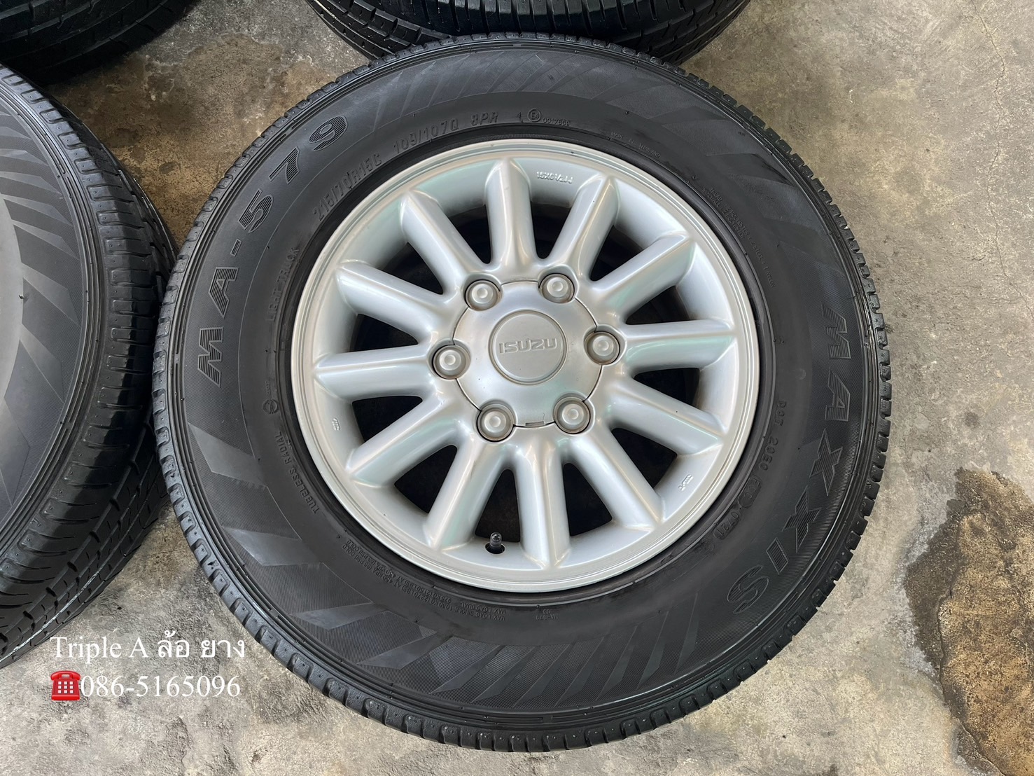 ✨ล้อแม็ก✨ISUZU D-Max ขอบ 15 แถมยาง 215-70-15 Maxxis ปี 21
