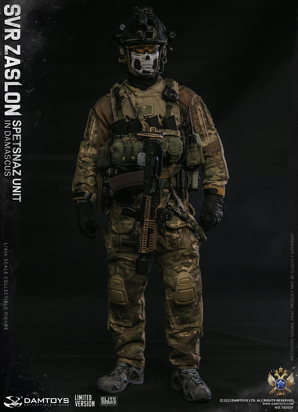 DAMTOYS 78093F 1/6 SVR ZASLON SPETSNAZ UNIT IN DAMASCUS (LIMITED VERSION)