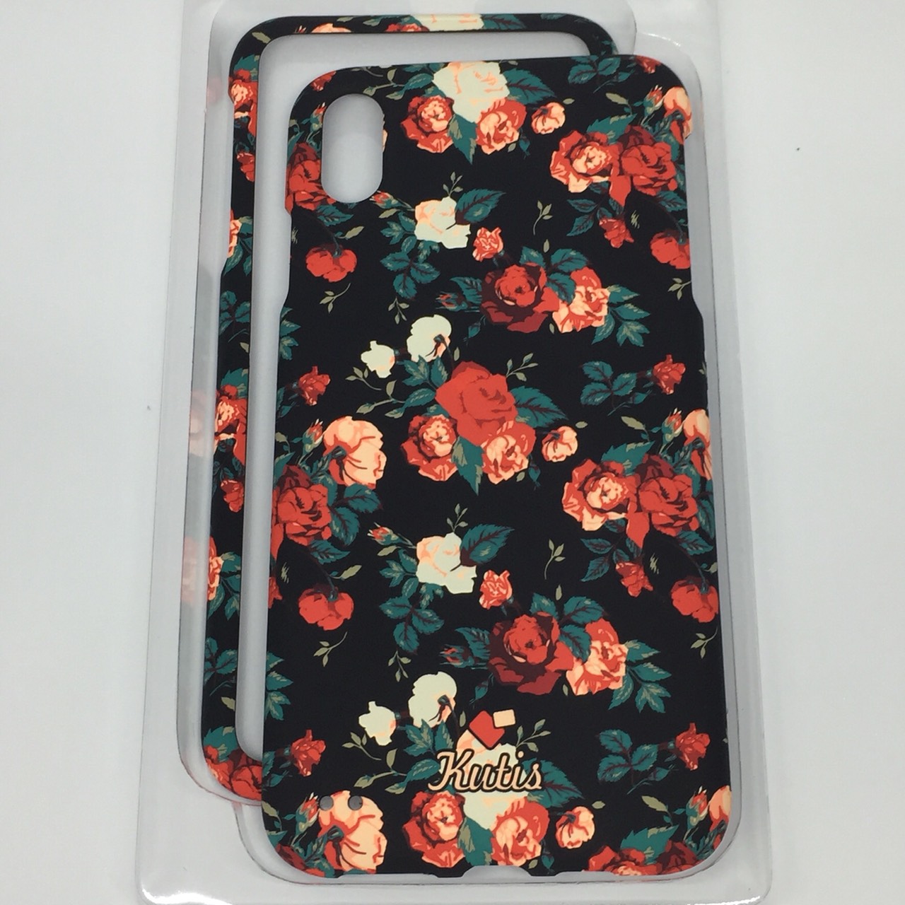เคสคูทิส(Kutis)ไอโฟนXSMAX (ลายดอกไม้ สีพื้นหลังสีดำ)มาใหม่ๆ