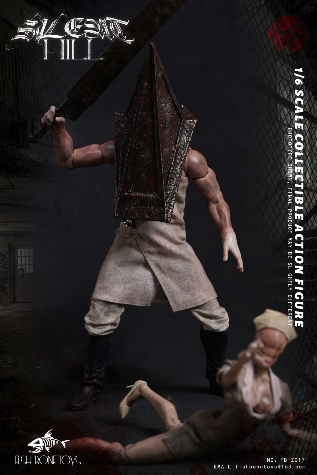 FISH BONETOYS FB-Z017 Silent Hill - Pyramid Head and Nurse